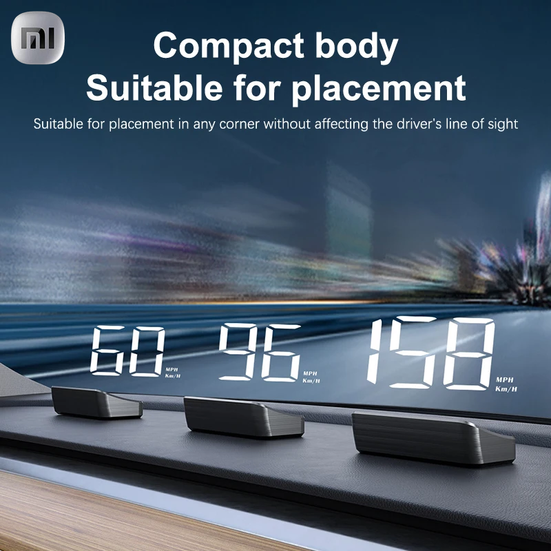 Xiaomi Auto Tacho HUD Kopf hoch Anzeige Digital Geschwindigkeit Meter Windschutzscheibe Projektor Fahrzeuge Lkw Auto Elektronik Zubehör
