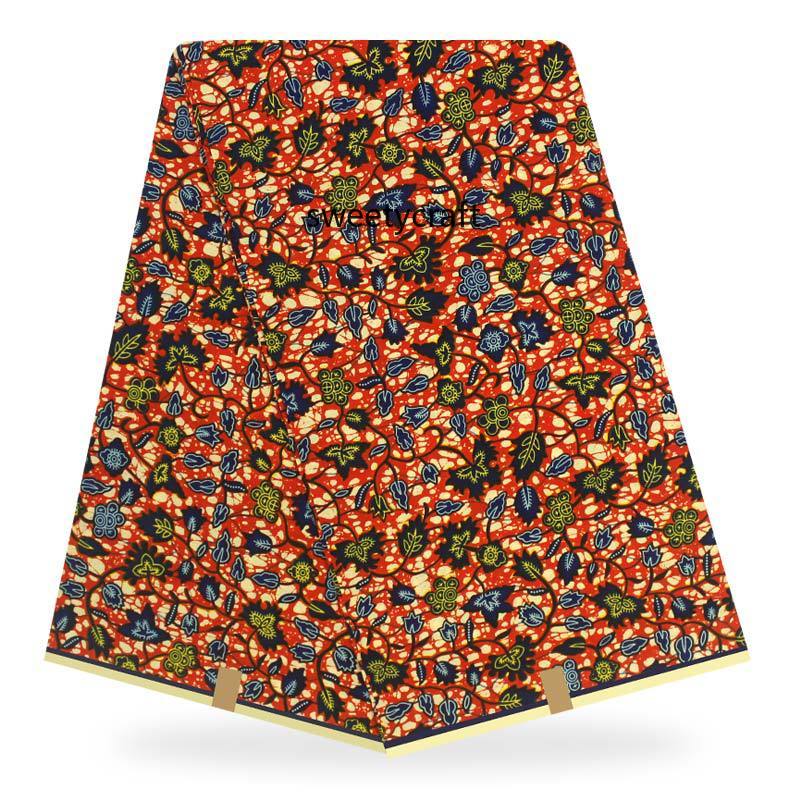 real cloth wax 100% cotton printed floral wax cloth in Ankara, Africa