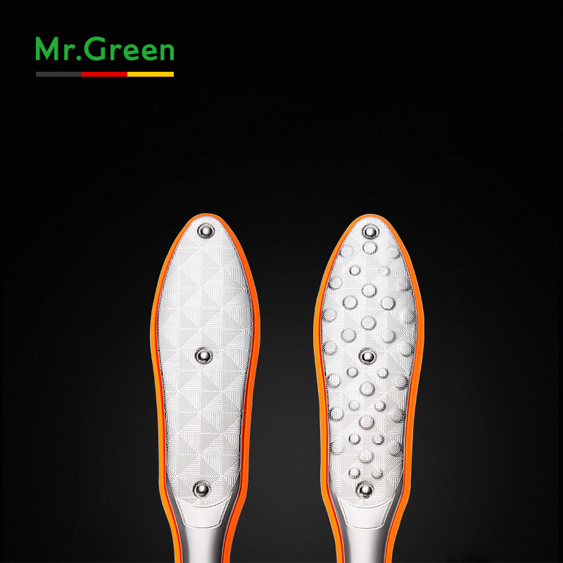 Mr.green 1 stk højkvalitets rustfrit stål fod rasp callus død hudfjerner fil eksfolierende pedicure fodfil fodplejeværktøj