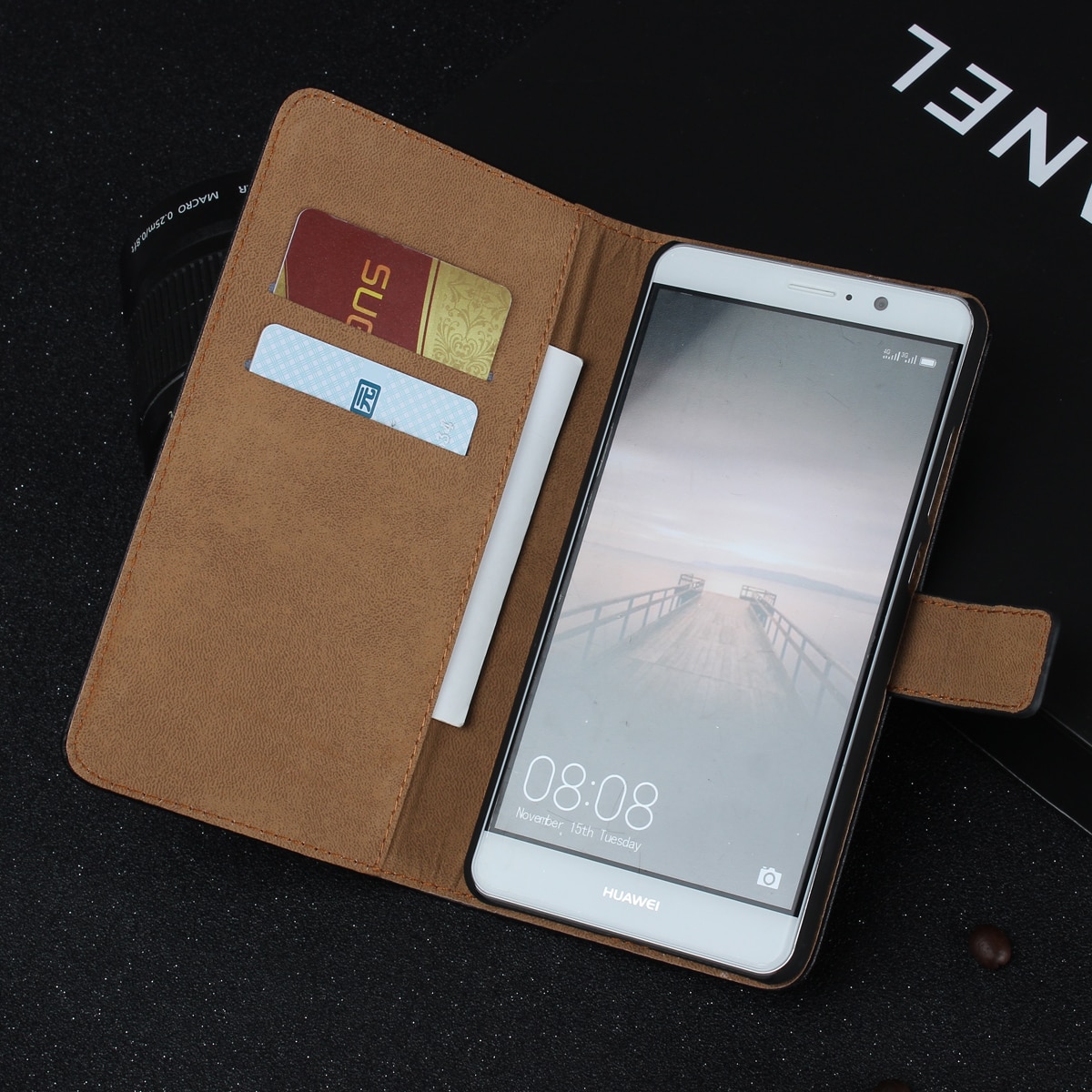 Funda de cuero Pu para Huawei Mate 9, funda protectora Retro con tapa, para Huawei Ascend Mate 9 GG