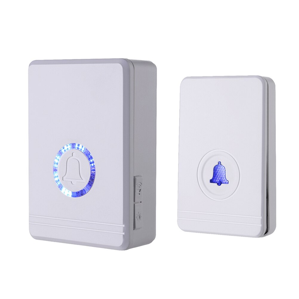 Smart Home Wireless Doorbell AC Night Light Doorbell Remote Home Chime Intelligent Wireless Doorbell Waterproof Wifi Receiver: Default Title