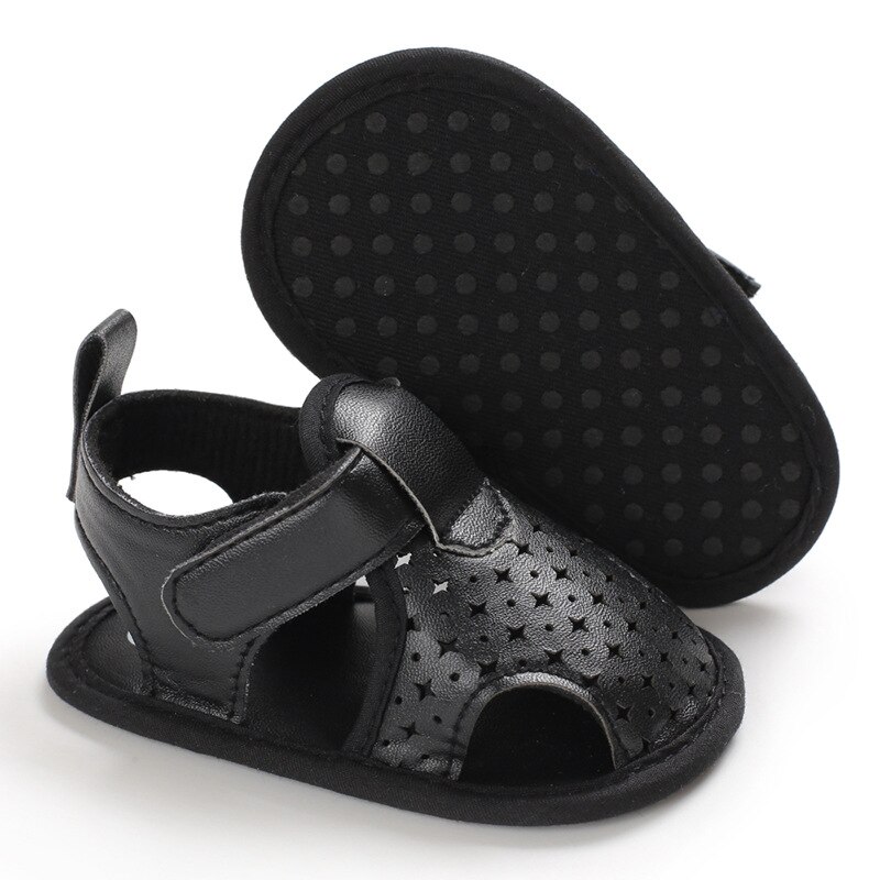 Kids Pasgeboren Baby Jongens Zomer Zachte Crib Schoenen Eerste Wandelaar Anti Slip Sandalen Schoen 0-18M