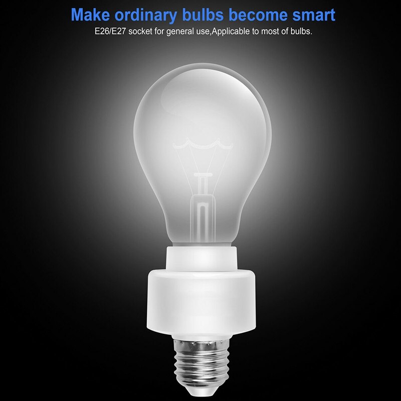 Wifi Smart Light Base Voor Smart Leven/Tuya App Draadloze Afstandsbediening E26 E27 Bulb Socket Werken Met Alexa google Home Ifttt