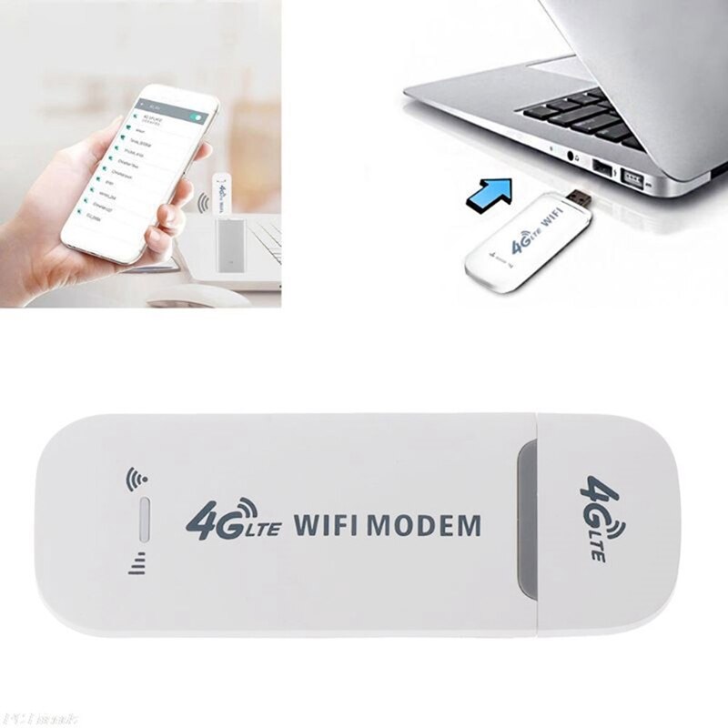 4G LTE Modem FDD 3G WCDMA UMTS USB Dongle WIFI Stick Date Broadband with Sim Card Slot(Europe Version)