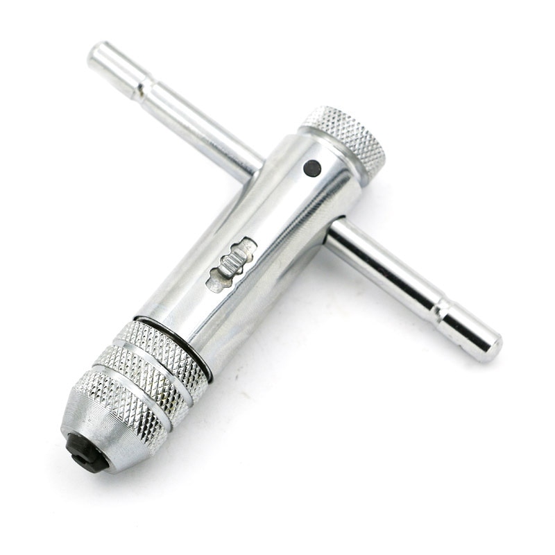 M3-M8 Adjustable Ratchet Tap Tap Wrench For Tap Tapping Hand For Reversing Wrench Manual Tapping Accessories -1 Set