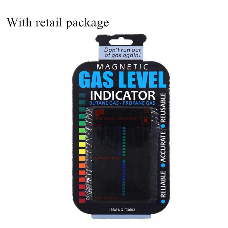 Indicateur de niveau de réservoir de gaz Propane Butane gpl, mesure de la température pour jauge magnétique bouteille de caravane: With retail package
