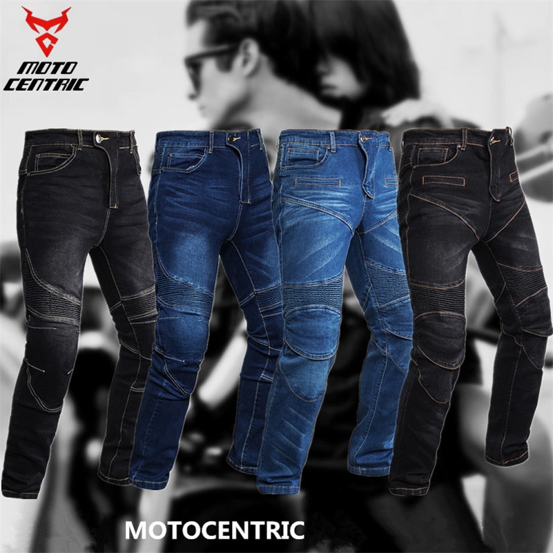 Mc winddichte motorjeans casual heren motorcross off-road kniebeschermende moto jeans broek komine pantalo moto