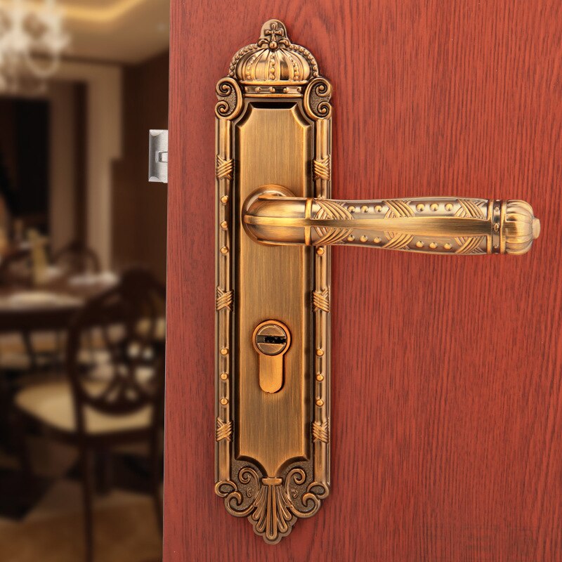 5-Bearing Door Lock Indoor European Style Lock Handle fang gu suo Glorious Style