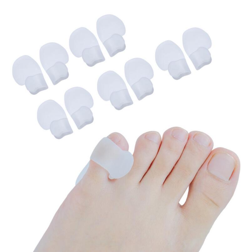 1Pair/5Pairs Small Toe Thumb SEBS Material Toe Capsule Protector Foot Care Finger Toe Separator Thumb Valgus Aligner Daily Use