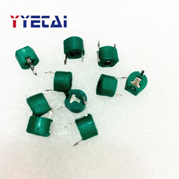 Adjustable Capacitor Trimmer Capacitor Plastic 6mm 5P 10P 20P 30P 40P 60P 70P 120P 10pcs/bag