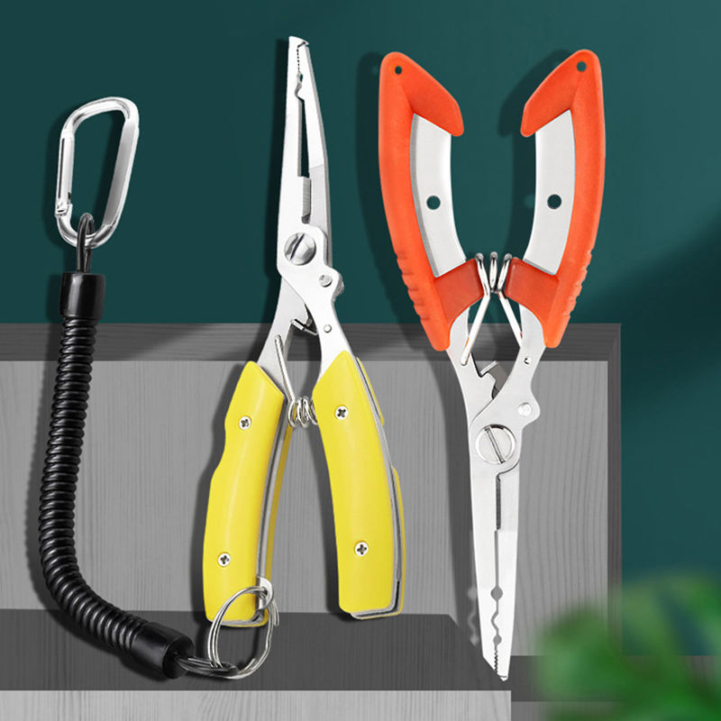 Multifunction Fishing Plier Scissor Braid Line Lure Cutter Hook Remover Fishing Tackle Tool Cutting Fish Use Tongs Scissors