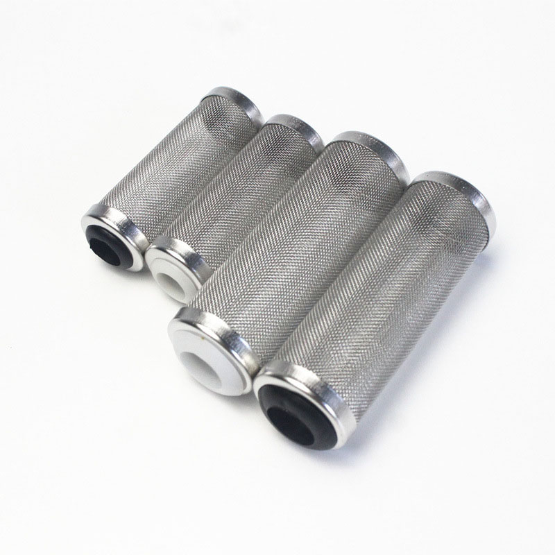 Fish pet tank stainless steel water inlet protective sleeve aquarium filter basket barrel enters the water inlet filter screen