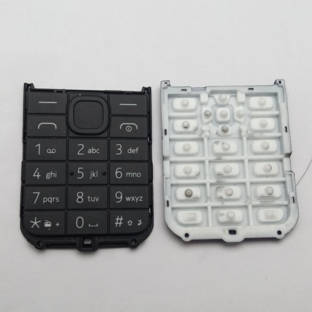 Novo Menu Principal Inglês OU Teclado Russo ou Hebraico Teclado Botões Caso Capa Para O Nokia 105 Rm1134