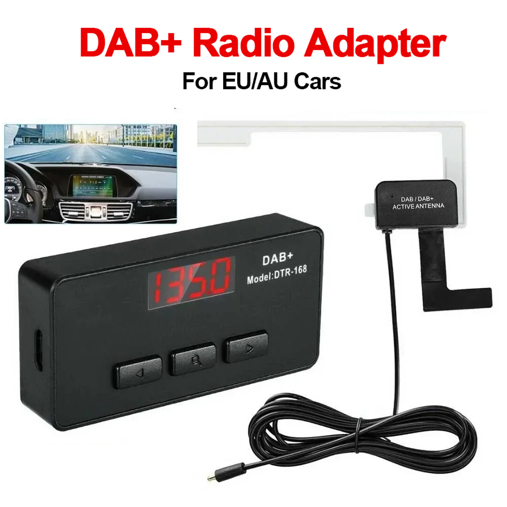 EU Europe Australia DAB+ Car Radio Receiver AUX FM... – Grandado