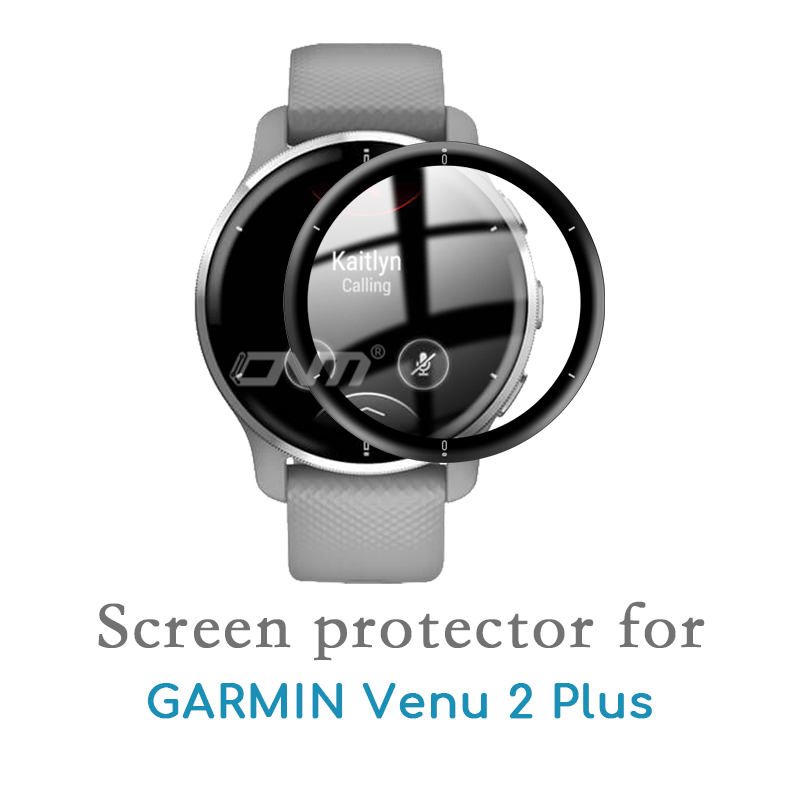 Folia zabezpieczająca ekran 5D dla Garmin Venu 2 Plus Sq muzyka 2S inteligentny zegarek miękka osłona ochronna dla Garmin Venu2 Plus (nie szkło): XXXL / W kolorze khaki