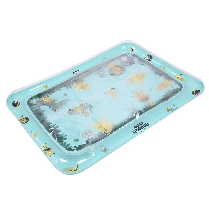 Baby's en kinderen waterspeelmat, opblaasbaar pvc-speelmat voor op de buik, peuterspeelmat voor baby's, activiteitenspeelcentrummat