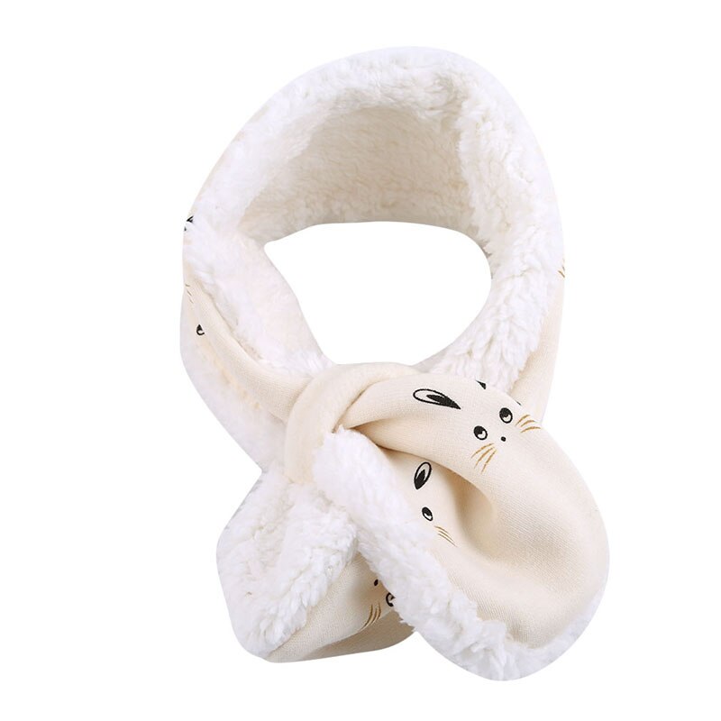 Kid Hart Vorm Patroon Baby Sjaal Overalls Kinderen Winter Baby Kleding Warm Houden Sjaal Hals Met Fluwelen Verdikking Warmer