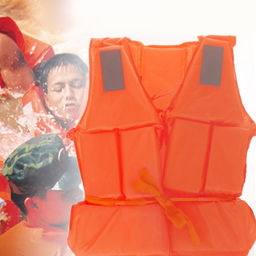 Orange voksen skum flotation svømme redningsvest vest med fløjte whosale&amp