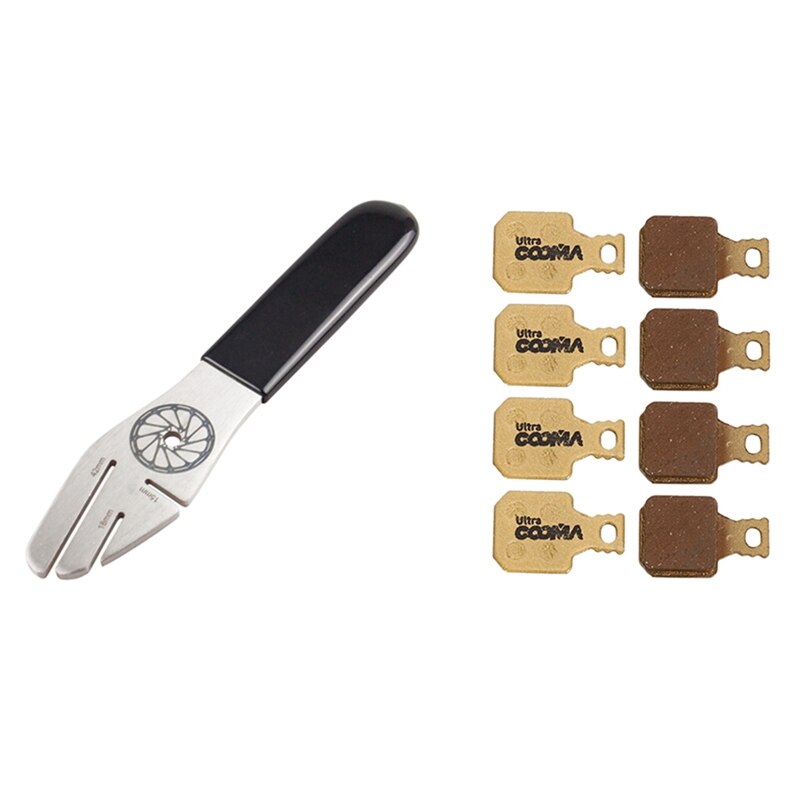 Mtb Disc Rotor Afvlakking Tool Met Mtb Fiets Schijfremblokken Voor Magura MT5 MT7 Schijfrem: Default Title