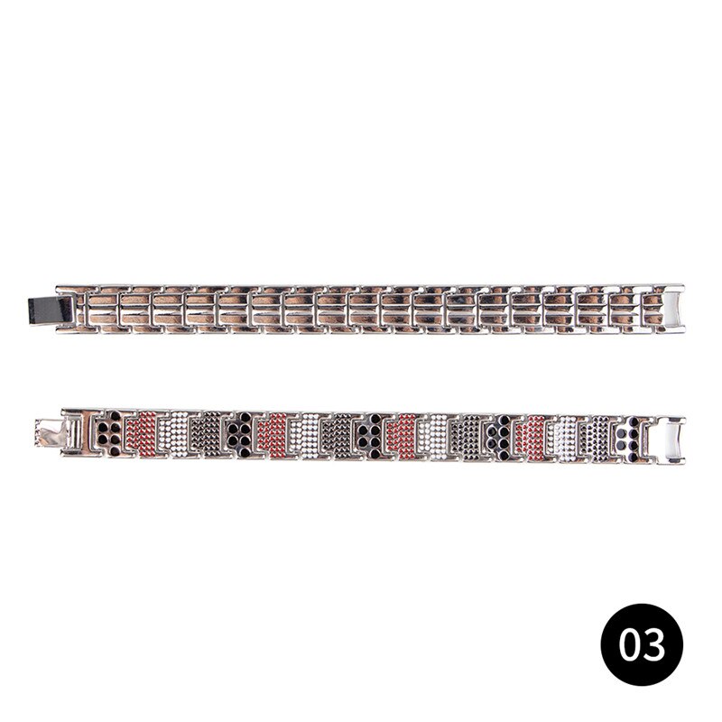 Gewichtsverlies Mannen Vrouwen Armband Energie Magneten Afslanken Bangletwisted Magnetische Therapie Gezondheidszorg Sieraden: Type3 03