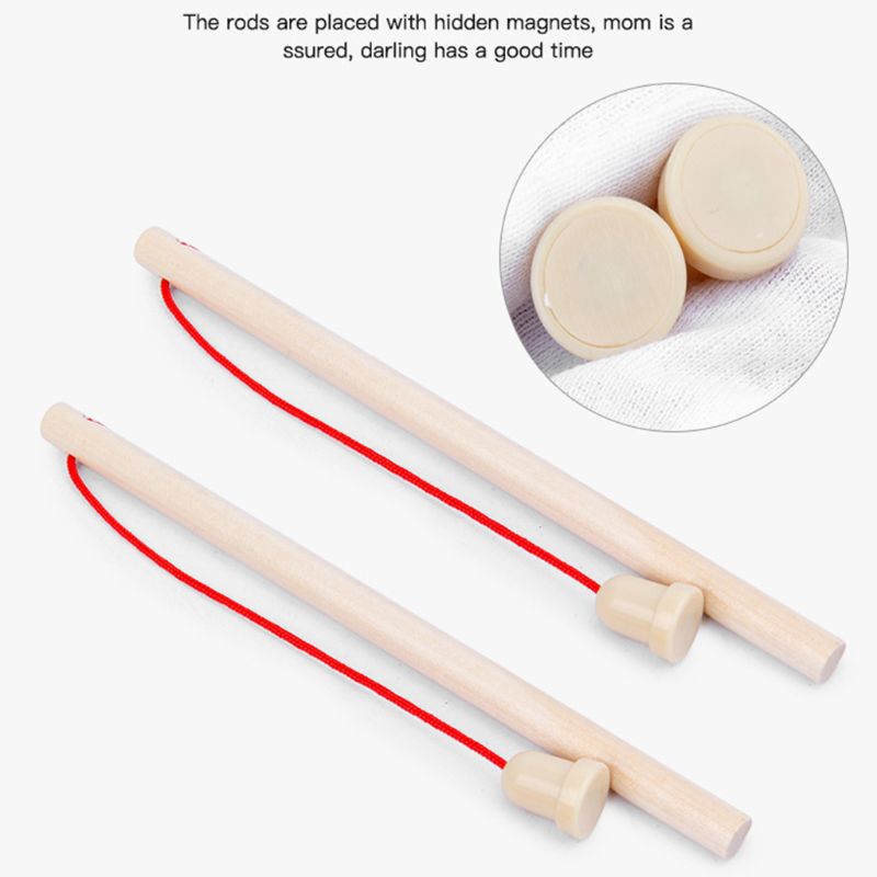 Di legno di Pesca Magnetica Gioco Giocattolo per Bambini di Apprendimento Precoce Educativo Lettere puzzle