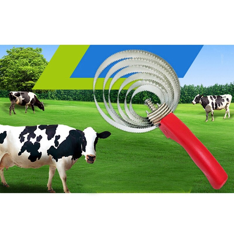 Cow Scratching Hair Artifact Cattle and Sheep Horse Livestock Itching Brush Hair Shedding Comb Horse Stainless Steel