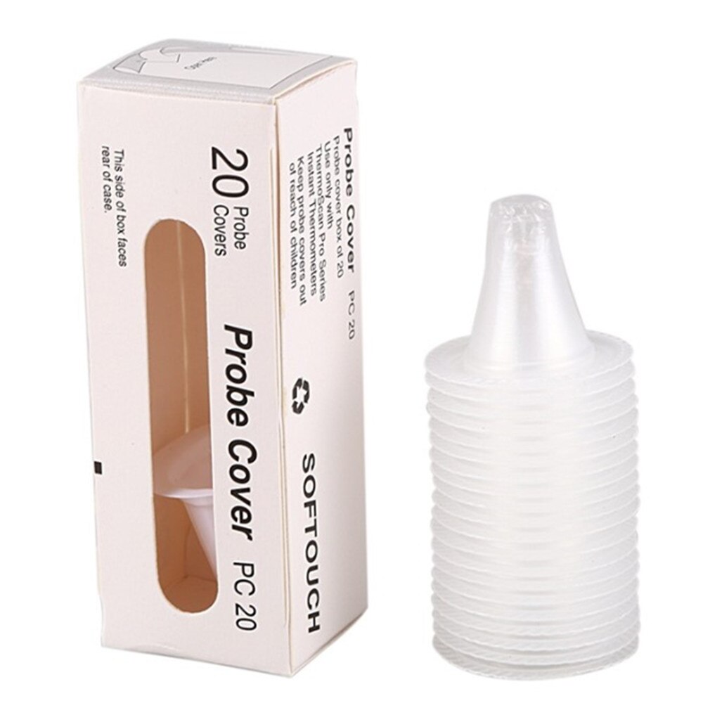 20Pcs Oor Thermometer Voor Braun Thermoscan Vervanging Lens Filters Sonde Cover Oor Thermometer Oorwarmers