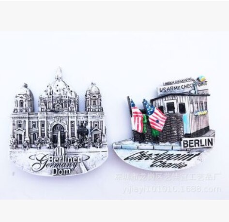 3d Fridge Magnets Berlin Ancient Buildings Fridge Magnet Souvenir Travel Collection Decorative Magnet Home Decor Ideas