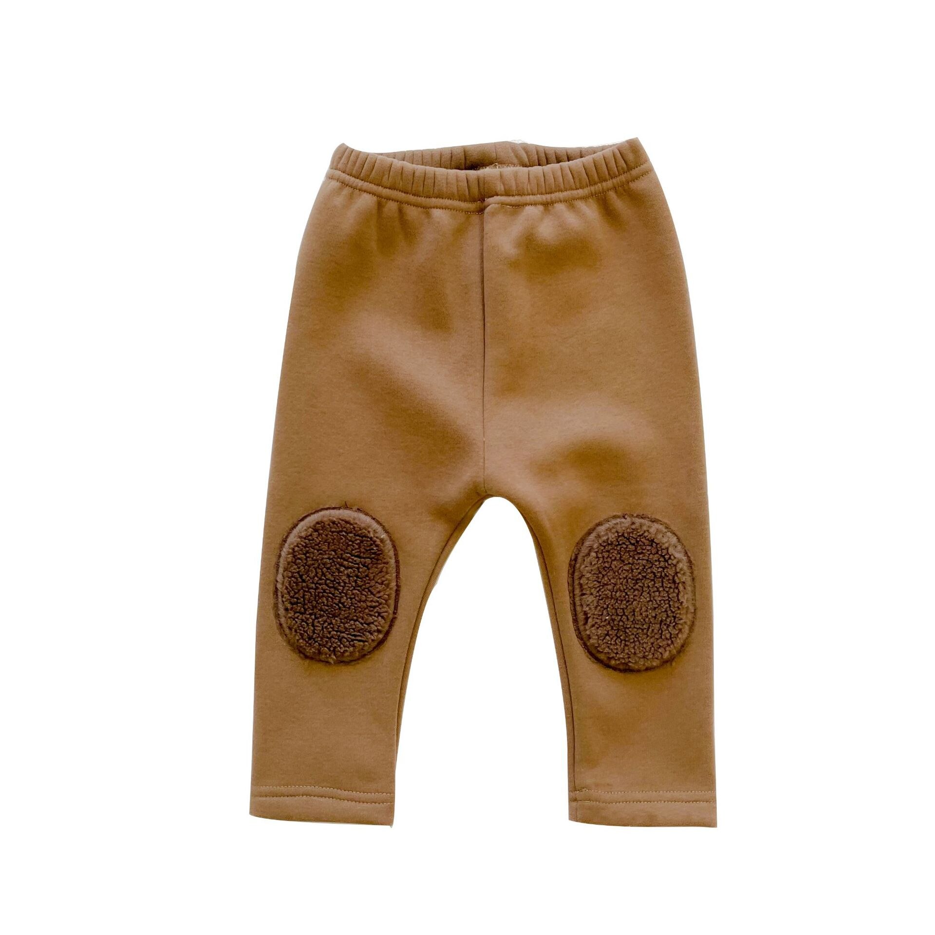 2021 novo bebê algodão leggings inverno mais veludo engrossar criança remendo calças infantil menina quente leggings do bebê menino pp calças