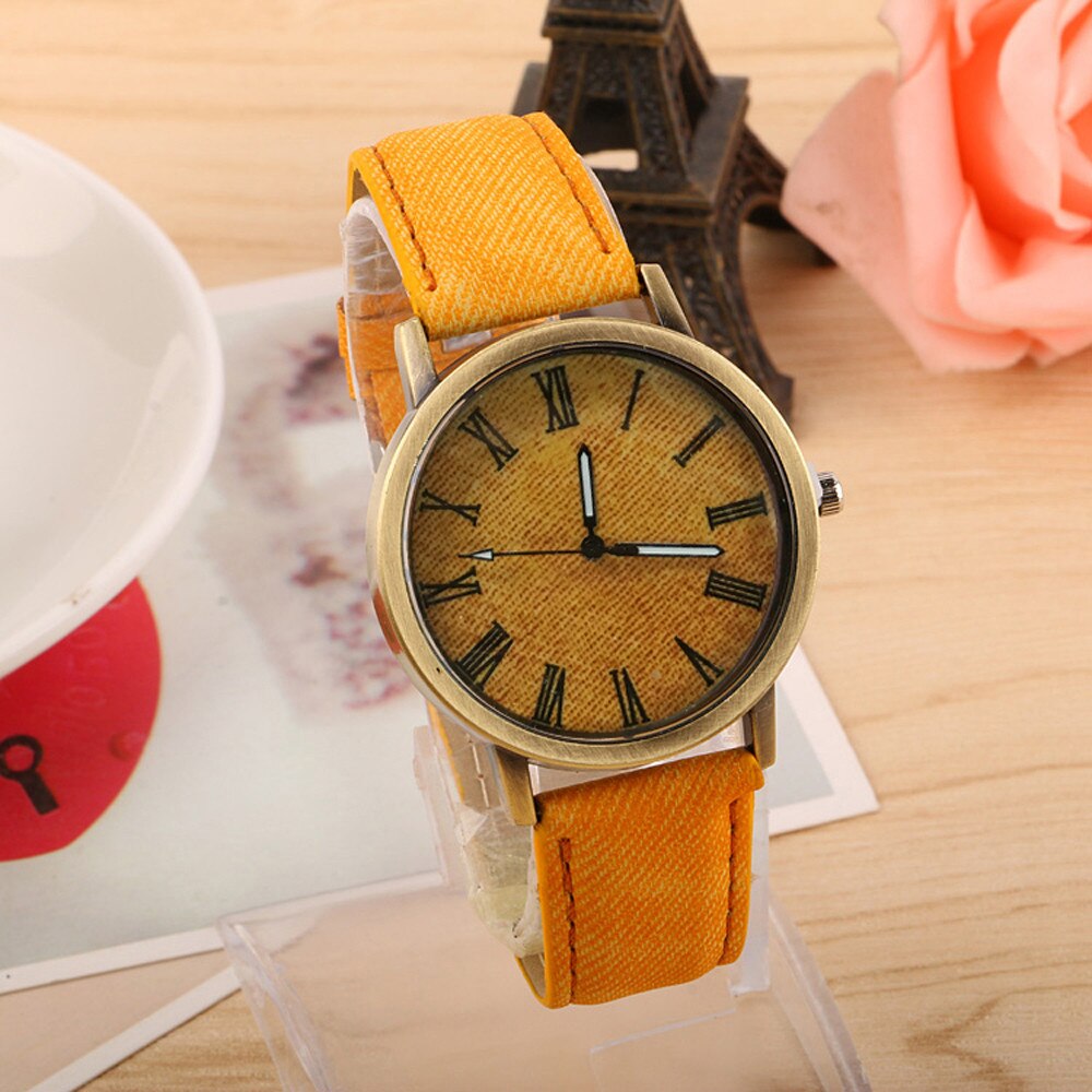 Reloj de pulsera de cuarzo analógico para hombre y mujer, cronógrafo de lujo con Relojes De Correa De Cuero famosa, para boda, negocios, Unisex