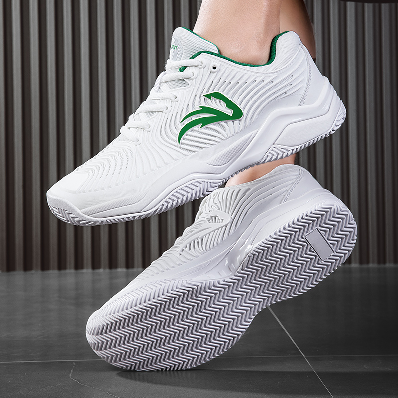 Nouvelles chaussures de badminton pour hommes et femmes chaussures de tennis chaussures d'entraînement en caoutchouc semelle souple chaussures de sport respirantes respirantes
