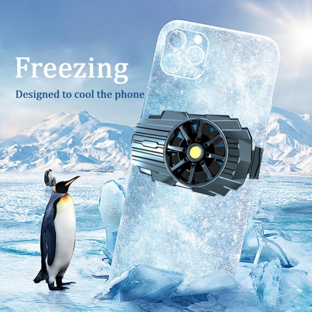 Telefone móvel cooler ventilador de refrigeração gamepad titular suporte ventilador radiador para iphone huawei xiaomi celulares usb carregamento