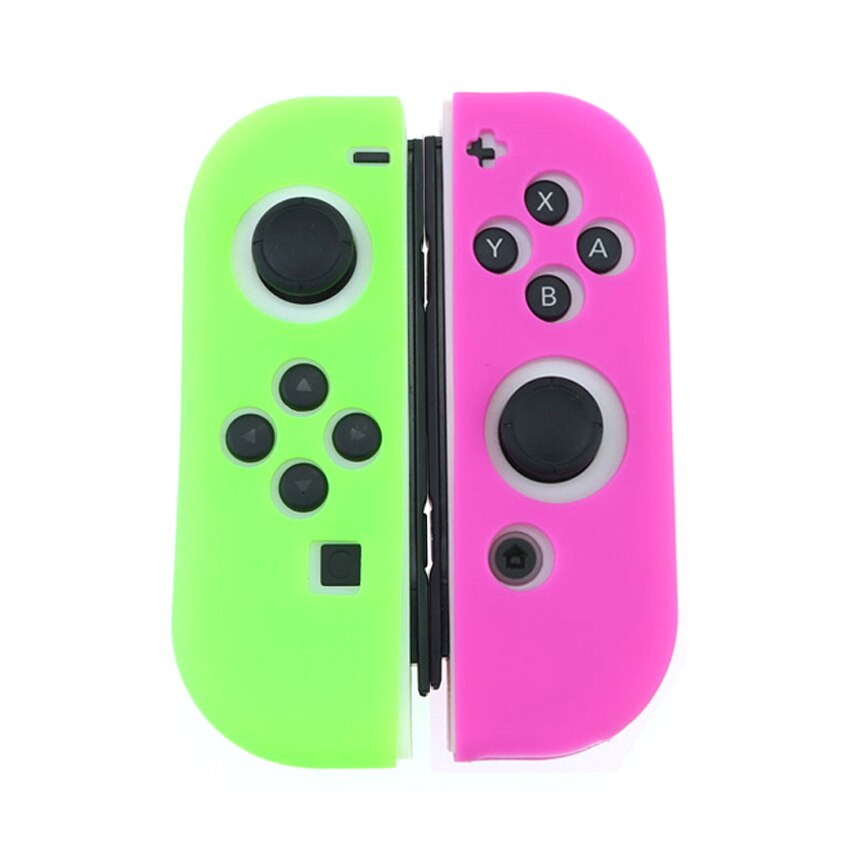 JCD Silicone Anti-Slip Skin Case For Switch NS JoyCon Rubber Soft Protective Shell Cover For Nintend Switch Joy-Con Controller: GL