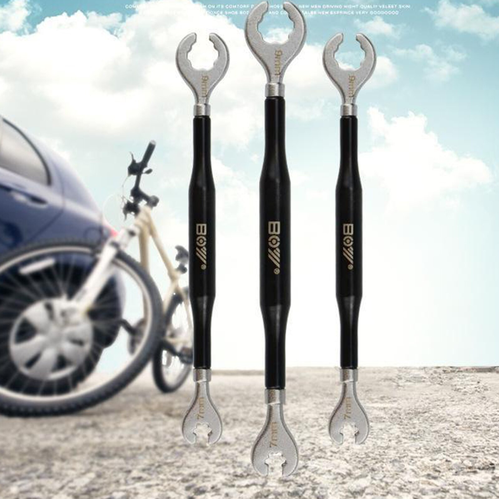 Carbon Staal Spaaksleutel Reparatie Tool 11G 12G/14G 15G Fiets Reparatie Rustless Spaken Moersleutel