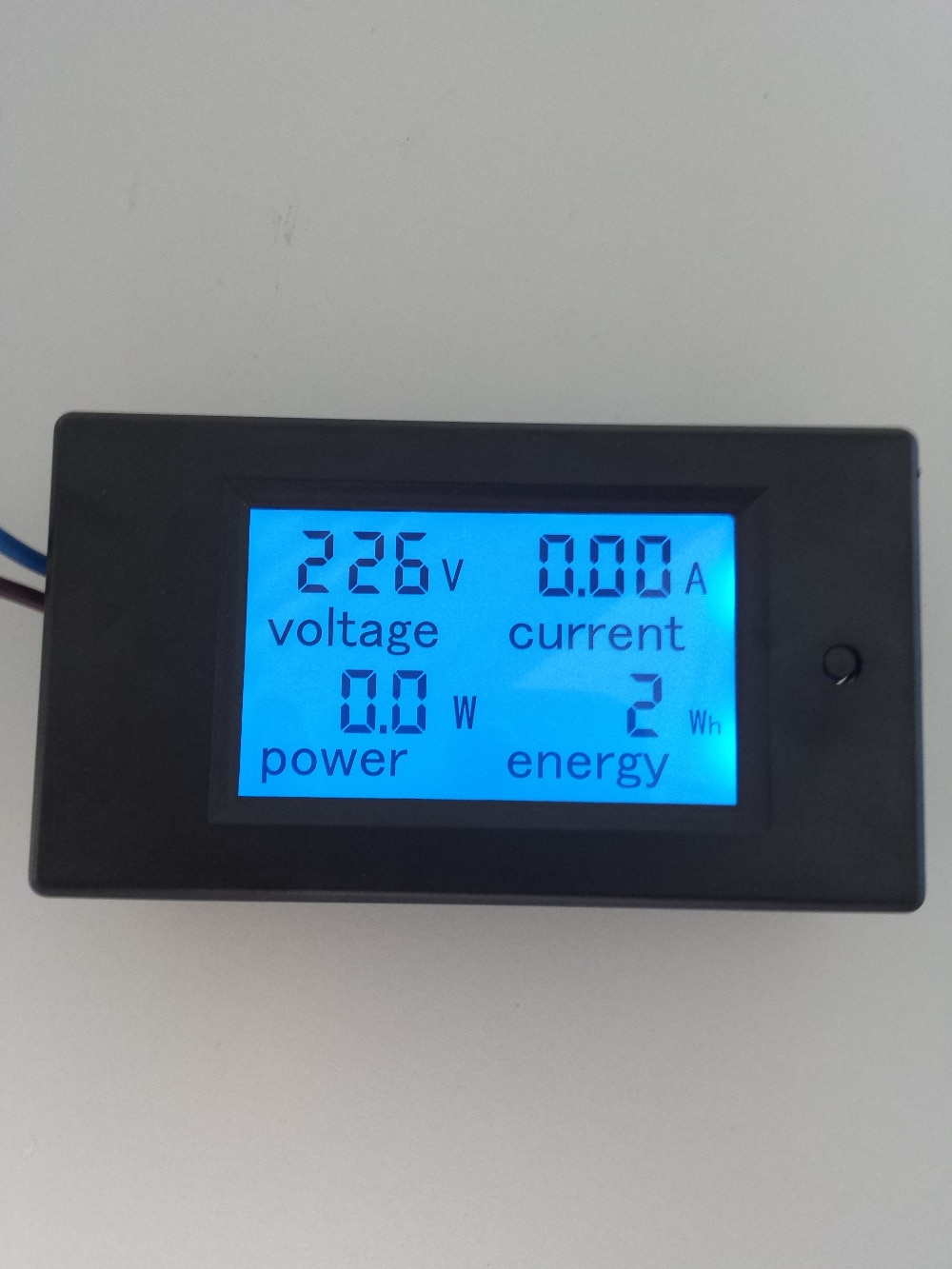 AC 20A Power Meter Monitor Volt Amp kWh Watt Digital Combo Meter AC110V 220V Voltmeter Amperemeter