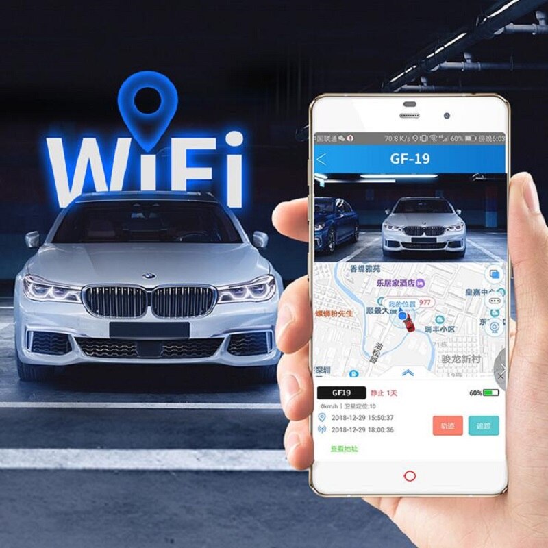 Mini Gf19 GPS Trackers SOS Tracking Devices for Vehicle Car Child Location Trackers Locator Systems GPS Permanent Magnetic