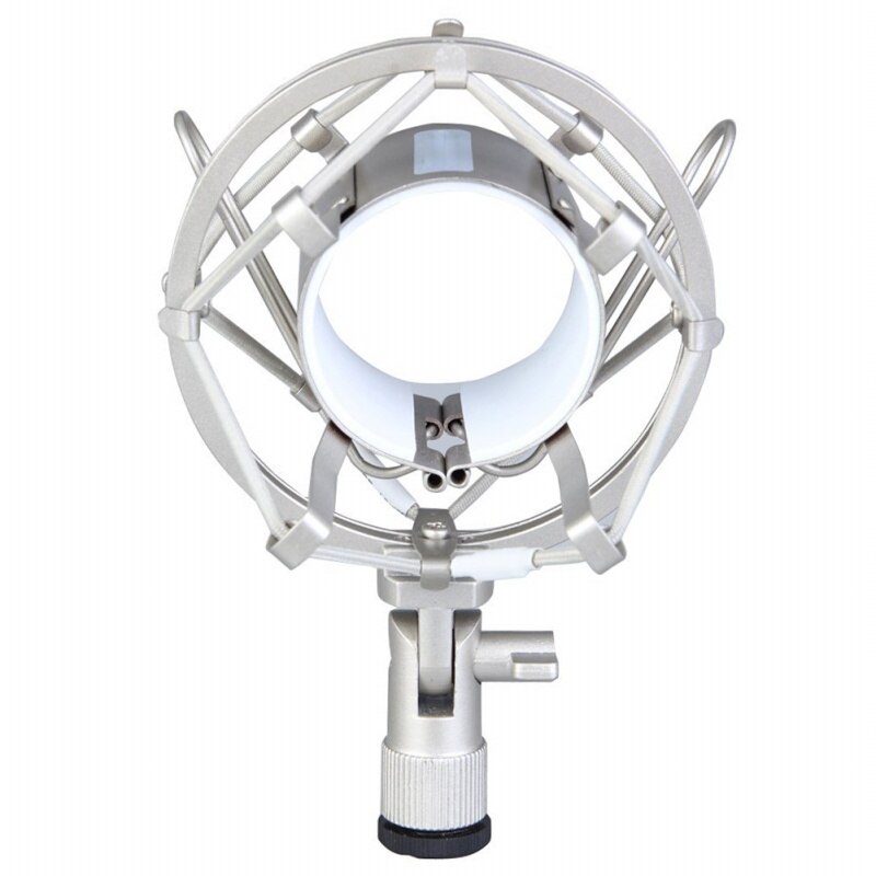 miniphone Shock Mount 50MM For 48MM-54MM Diameter Condenser Mic Silver