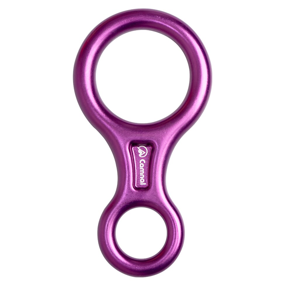 Outdoor Rock Climbing Descender 35KN Figure 8 Word Rope Descender Rappel Ring Downhill Eight Ring Rappelling Gear Belay Device#
