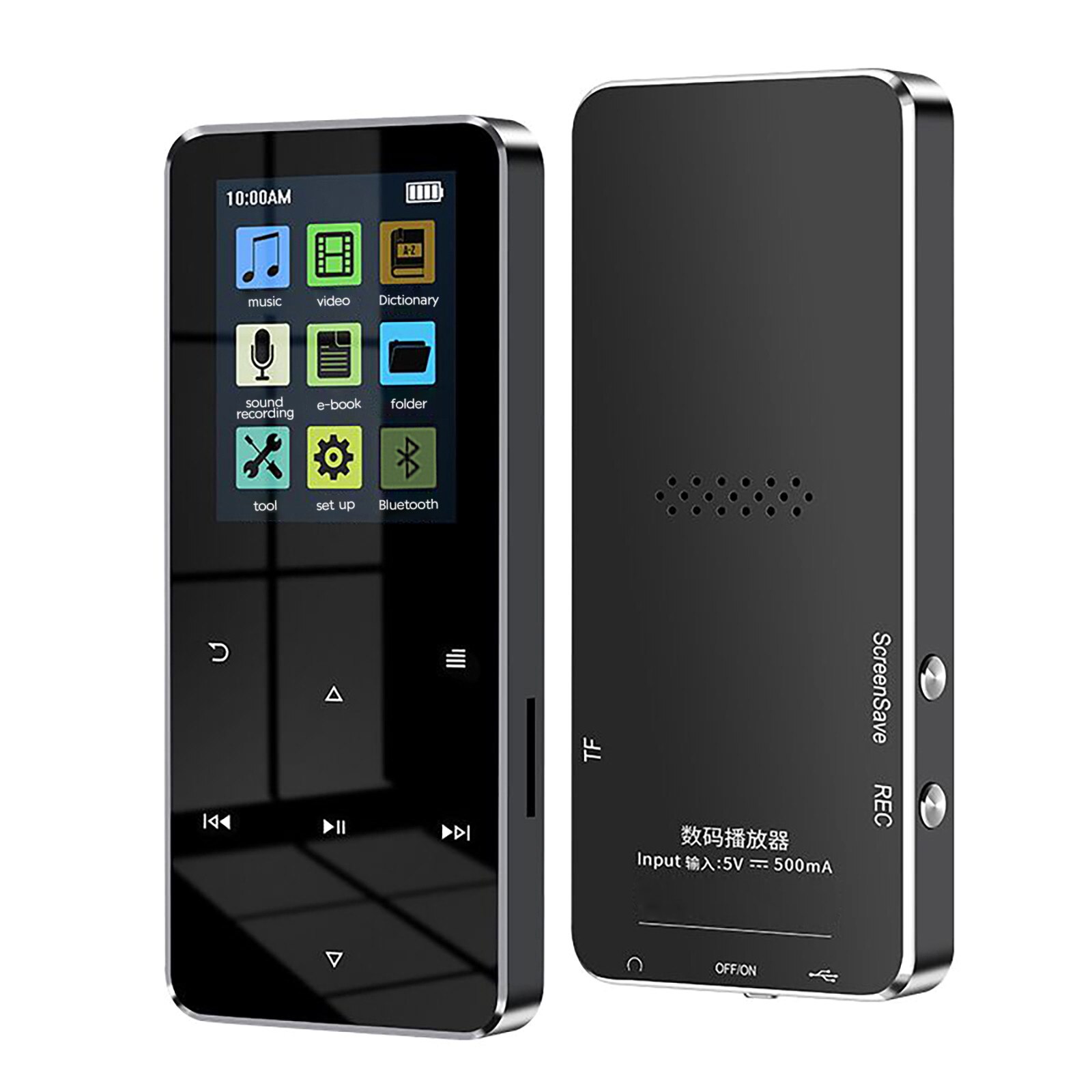 Video- und sprachunterstützung,  mp3 , e-book-reader, lautsprecher, kartenrekorder, bildschirm, musikplayer mit 1.8 -zoll-tf- , mp3  mp4 mp3/mp4
