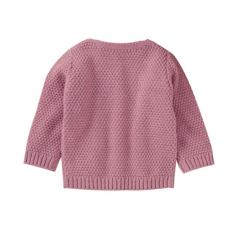 WEIXINBUY NewBorn Baby Coat Boys Girls Cardigan Autumn Spring Knitted Sweater Children Long Sleeves Sweater Outwear