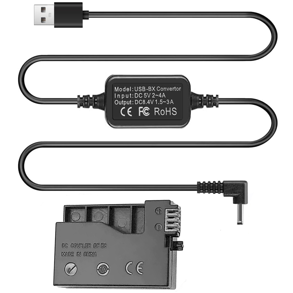 5v usb-omvandlare till dr --e8 dc- koppling lp --e8- attrapningsbatteri för eos rebel  t2i t3i t4i t5i 550d 600d 650d 700d kiss  x4,x5,x6 digital