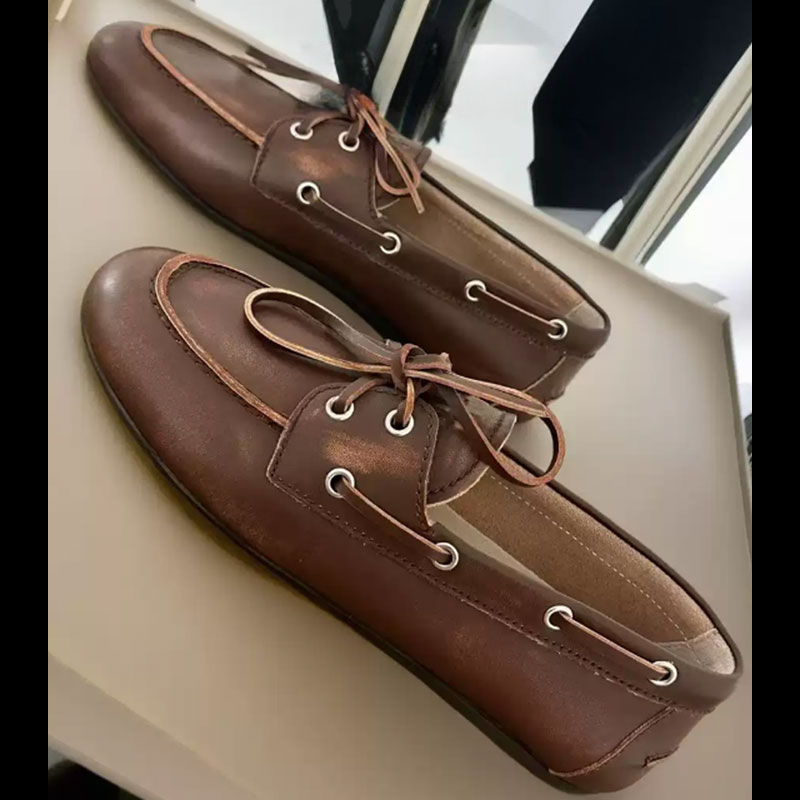 Loafers flate sko dame sommer casual mokkasiner dame casual britiske stil flate single sko