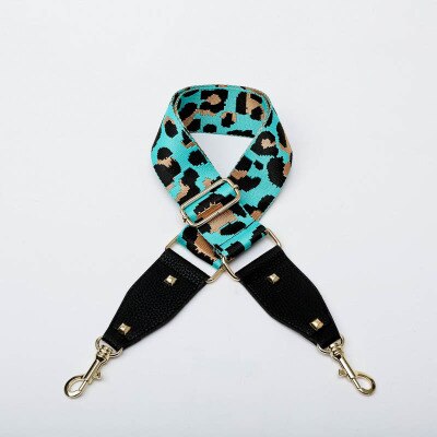 HJKL kolorowe torby na pasek pasek akcesoria do Leopard ziarna moda regulowany pasek na ramię torebka akcesoria dekoracyjne torby: G