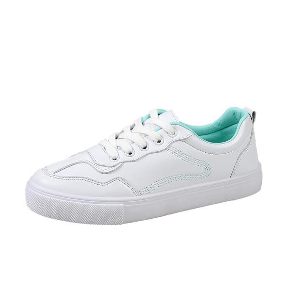 Runde Kappe Kleine Weiße Schuhe Herbst Weibliche Schuhe Alle-Spiel Frauen lässig Sneaker frauen Sommer Herbst kreuz Kleid: 1 / 40