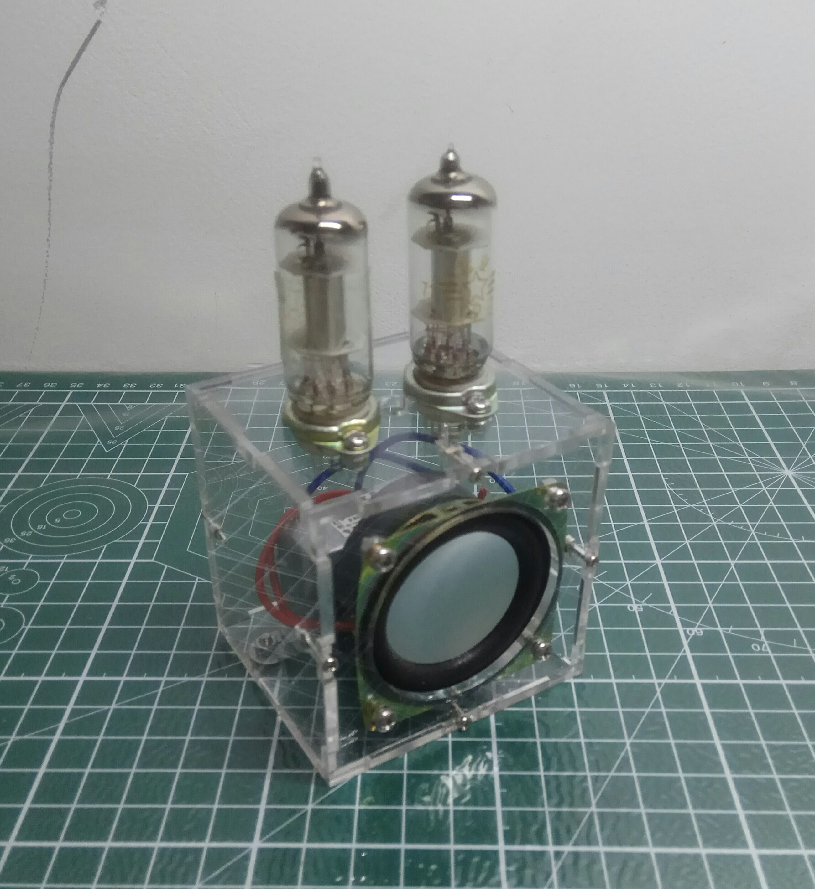 Bile Machine-amplificador de oreja de una sola lámpara, amplificador de potencia de microtubo, kits DIY, 1A2 + 2P2