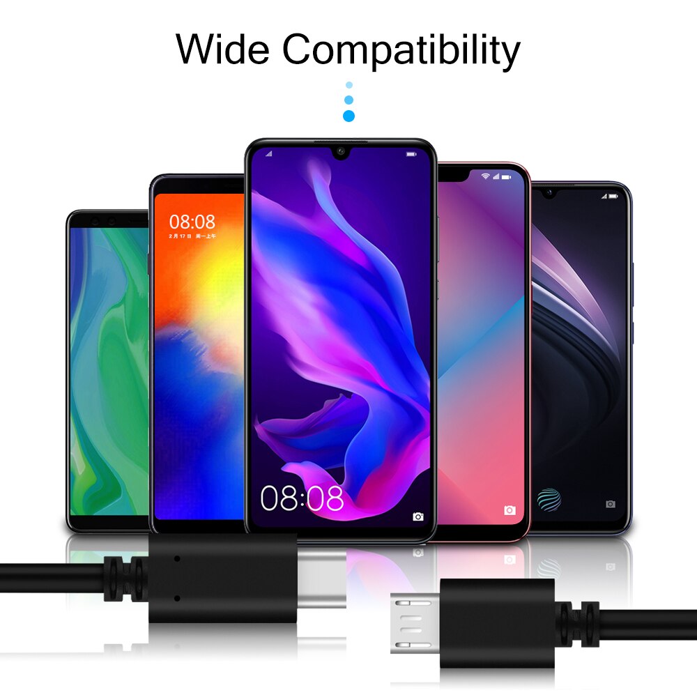 Usb C Zu Micro Usb Kabel Für Telefon Typ C Zu Micro Usb Pd Ladegerät Kabel 5A Super Schnelle Lade für Huawei Samsung Usbc Draht