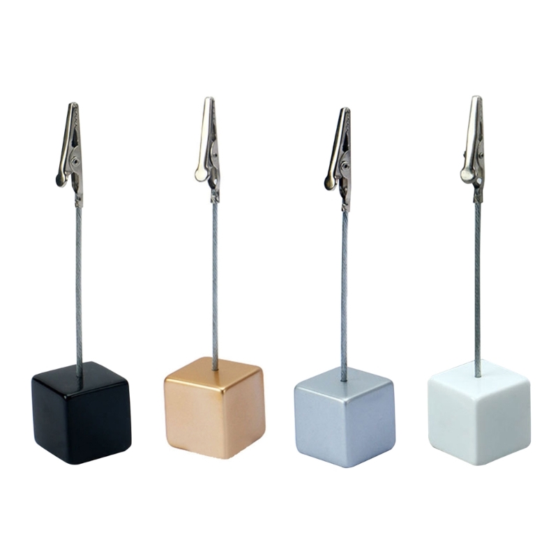 Memo Clip Holder Stand with Clasp for Pictures Cards Note