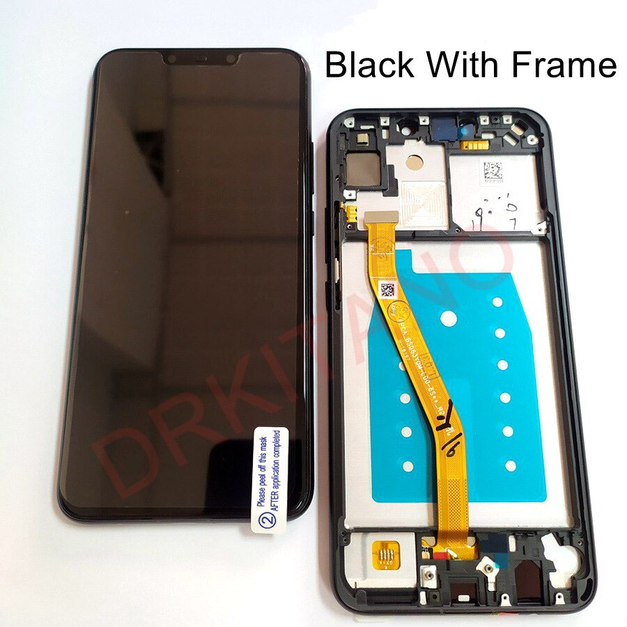 6.3" Display for Huawei P Smart Plus LCD Display INE-LX1 Nova 3i Touch Screen For Huawei P Smart Plus LCD Screen with Frame: Black With Frame