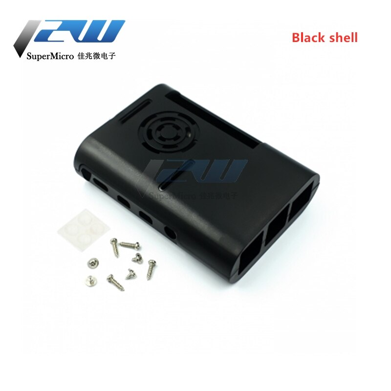 Raspberry Pi 4! Development board ABS Pi shell Raspberry Pi 4B can install cooling fan to protect the case