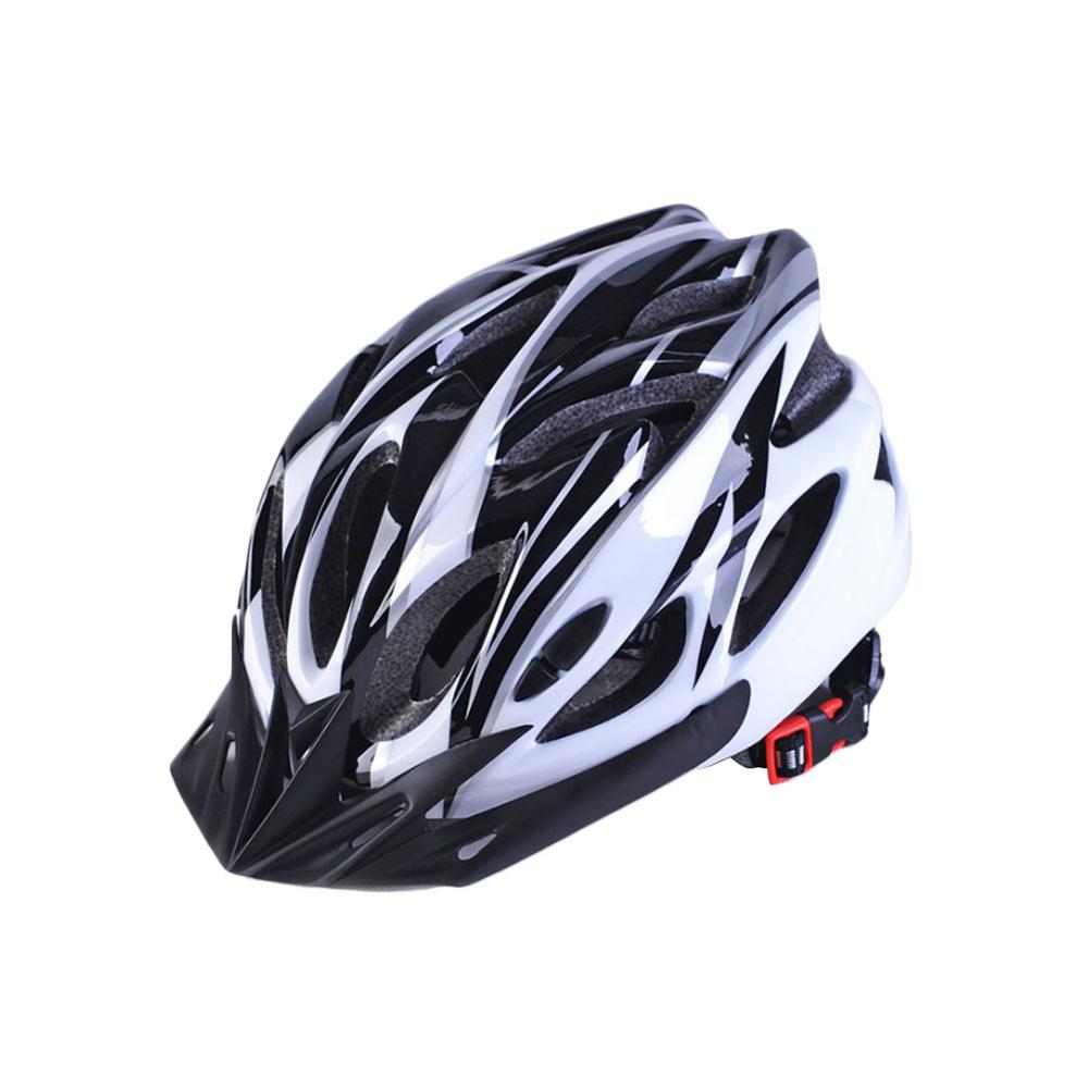 Helmets Ultralight Bicycle Helmet Integrated Molding Breathable Cycling Helmet for Man Woman: White